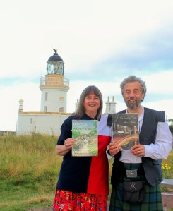 Steph & Alan w books