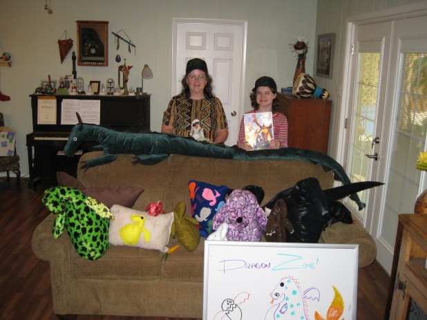 Holly and me and dragons