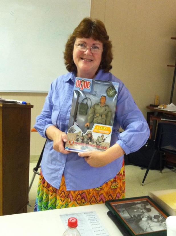 Me with GI Joe Codetalker