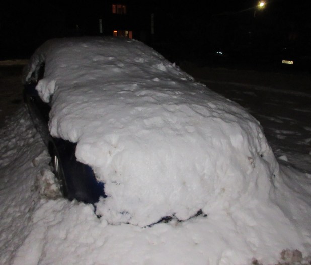 blog night car snow
